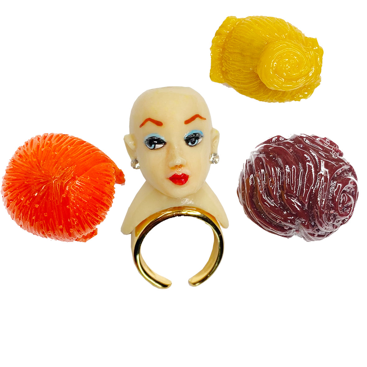 DOLL CHANGEABLE WIG RING